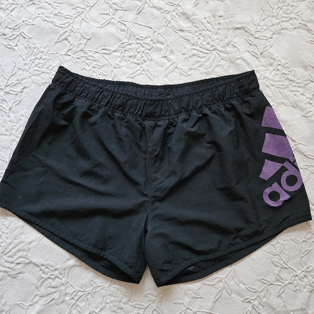 Adidas athletic running shorts